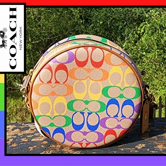 Coach Bags Coach Circle Signature Rainbow Pride Crossbody Poshmark